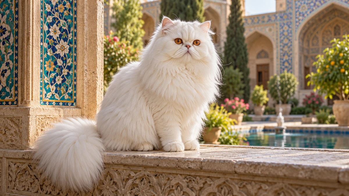 İran Kedisi kedi — ırkın tarihi ve kökeni