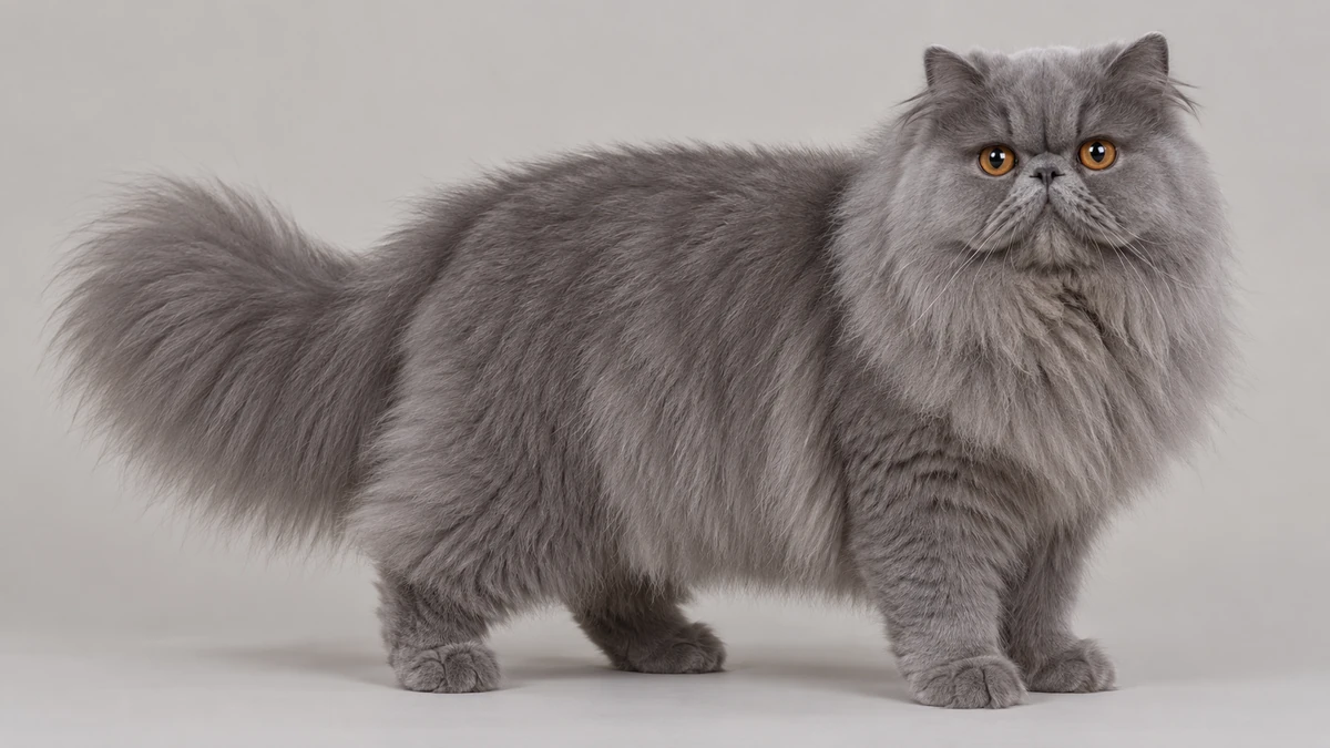 İran Kedisi kedi — mavi (gri)