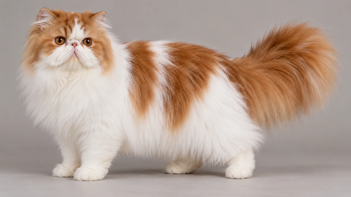 İran Kedisi kedi — bicolour